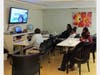Even though residents of Calvary can't leave their Anacostia center due to the coronavirus, they're still able to take some classes online via Zoom.