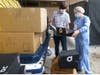 Pacers Running delivered about 160 high-performance shoes donated by Swiss company On Shoes Wednesday morning to health care workers at the Virginia Hospital Center in Arlington.​