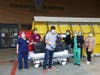 Pacers Running delivered about 160 high-performance shoes donated by Swiss company On Shoes Wednesday morning to health care workers at the Virginia Hospital Center in Arlington.​