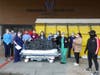 Pacers Running delivered about 160 high-performance shoes donated by Swiss company On Shoes Wednesday morning to health care workers at the Virginia Hospital Center in Arlington.​