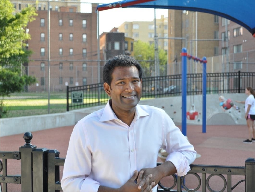 Kishan Putta, 46, is running in the June 2 Primary ​to determine who will be the Democratic candidate in the June 16 Special Election in Ward 2.​​