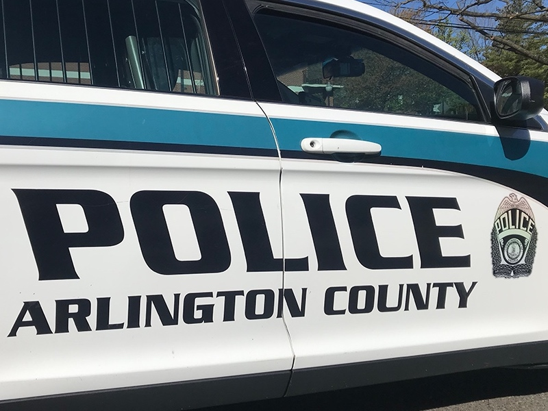 Arlington County Police arrested a D.C. man Monday in connection with a burglary at a Ballston hotel. 