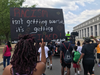 The Black Mamas March started at the U.S. Navy Memorial Plaza and made its way along the National Mall to the National Museum of African American History and Culture.