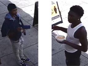 D.C. Police released photos and video of two suspects wanted in connection with an unarmed carjacking that took place Friday afternoon.