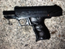 Metropolitan Police Department recovered this firearm at the scene of an officer-involved shooting in Southeast Wednesday night.