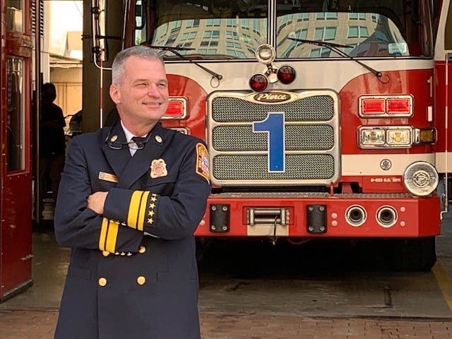 Assistant Fire Chief John Donnelly has a 28-year career as a member of the District's fire department.