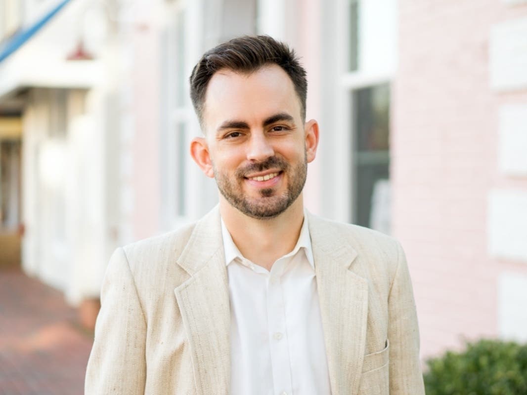 Clark Hedrick, 32, is running for a seat on the Herndon Town Council.