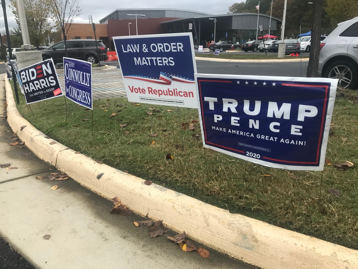 Reston voters went to the polls Tuesday, with residents coming out to vote in the presidential, Senate, and House races.