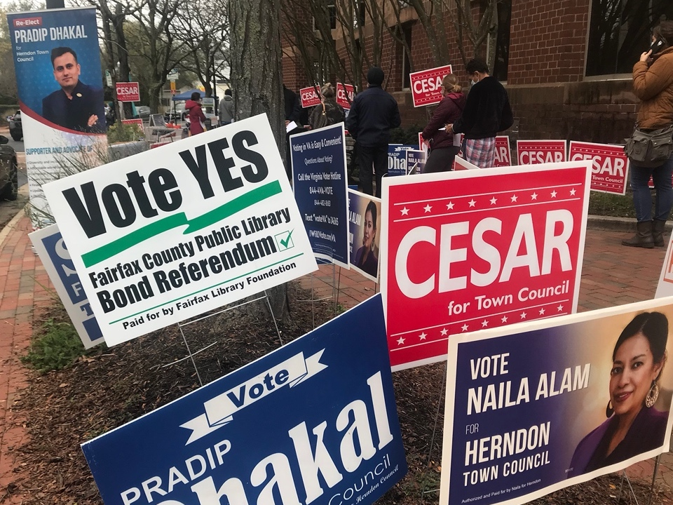 Three incumbents retained their seats on the Herndon Town Council, according to unofficial results from Tuesday's election.