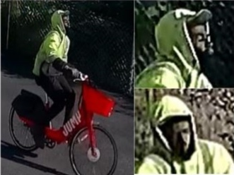 Police are asking the public's help in identifying the man captured on surveillance photos in connection with the fatal shooting of Elias Flores.
