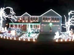Bill Wright snapped this photo of his home adorned with holiday lights and decorations.