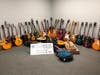 U.S. Customs and Border Protection officers seized 36 counterfeit guitars that were in recent shipments from China. 
