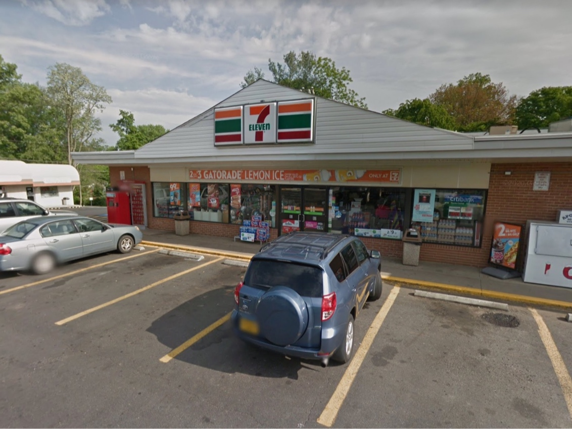 City of Fairfax Police arrested a man who they say trespassed at and robbed a 7-Eleven store on Main Street.