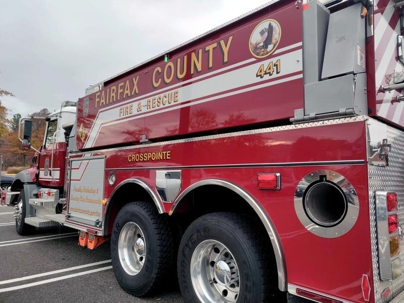 Firefighters from Fairfax County and the city of Fairfax extinguished a fire Wednesday morning at a house under renovation.