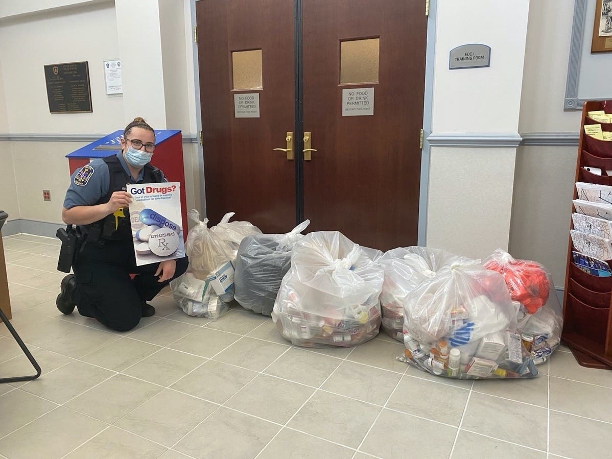 City residents dropped of 179 pounds of unwanted or expired medications Saturday at the City of Fairfax Police Headquarters on Old Lee Highway.