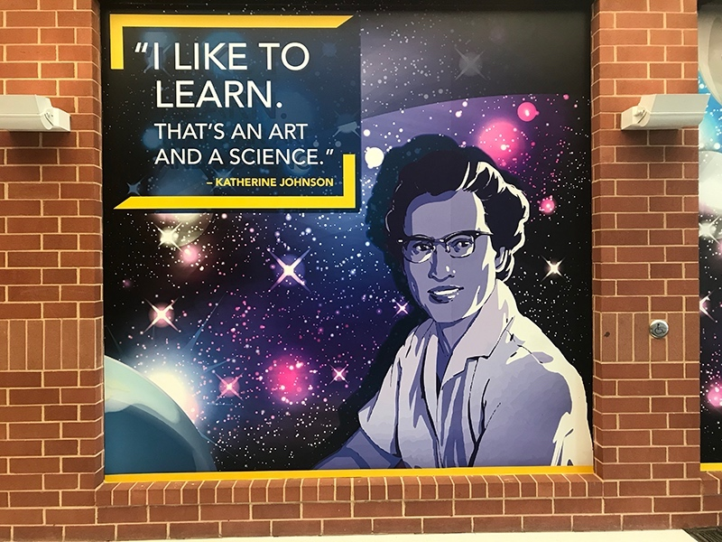 Students in the City of Fairfax Schools can learn more about the life of famed African American mathematician​ Katherine Johnson by participating in one of two StoryWalks being offered in Old Town Fairfax and Fair City Mall. 
