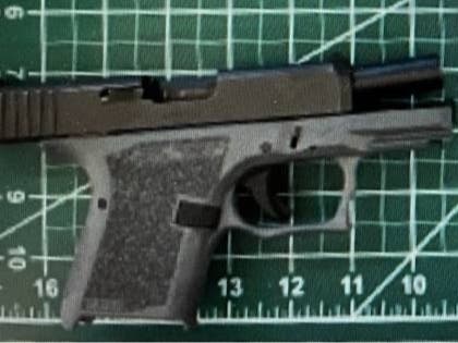 A TSA officer detected this .40 caliber gun in a traveler’s carry-on bag at Ronald Reagan Washington National Airport on Tuesday.