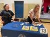 The Herndon Police Department was represented at Thursday's Career Fair by Officer Diaz and Lisa Herndon, the department's public information officer.