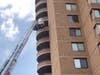 Grovesnor House Apartments in Rockville were evacuated Thursday afternoon as Montgomery County firefighters responded to a two-alarm fire on the ninth floor.