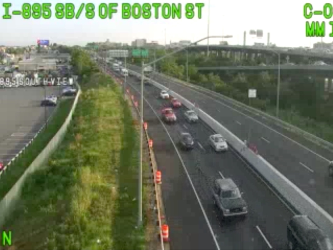 Delays remain on I-895 South in the Harbor Tunnel after a disabled vehicle reduced traffic to a single lane for a period of time Tuesday morning. The vehicle was cleared.