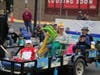 This float from Saturday's parade illustrates the Herndon High School Homecoming's theme of Under the Sea.