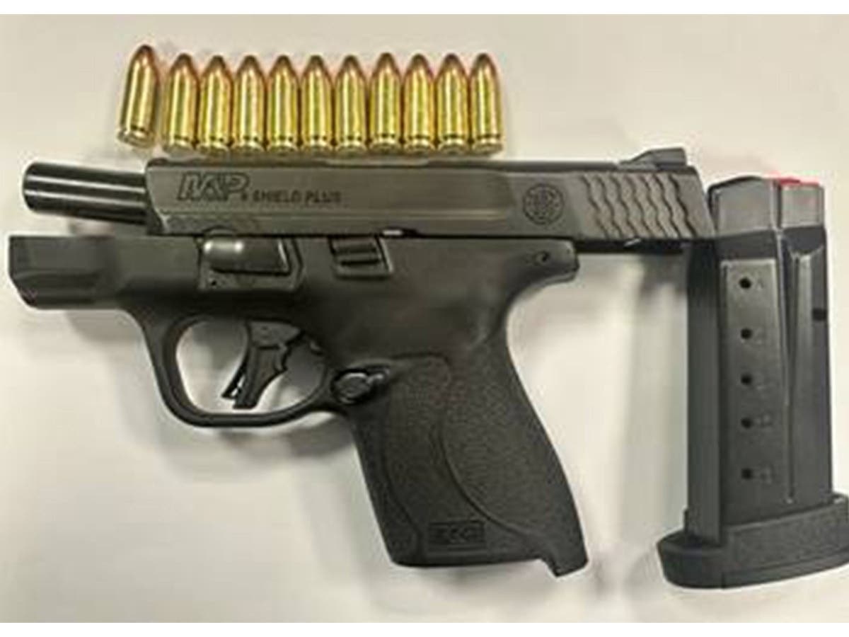 TSA officers at Richmond International Airport detected this handgun at a security checkpoint in December. Virginia airports posted a record number of gun seizures in 2022.