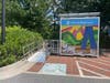 One of the new Throne Labs bathroom units is located at Old Town Square in Fairfax City.