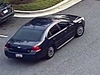 Montgomery County Police say the suspect who stole items from cars parked along Research Road in Rockville on Tuesday drove off in a dark blue, four-door Chevrolet.