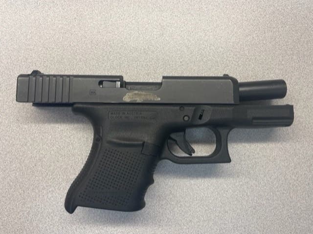 Montgomery County Police arrested a 22-year-old Prince George's County man in connection with the Aug. 6 armed carjacking in Silver Spring. Police found this loaded Glock 30 while searching the suspect's home.