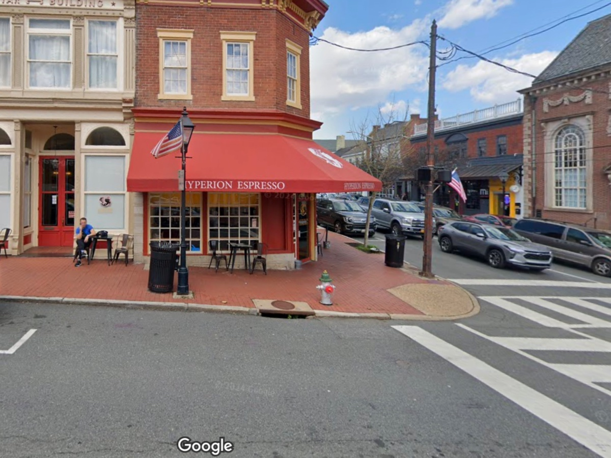Hyperion Espresso is located in Downtown Fredericksburg at Located at 301 William St.