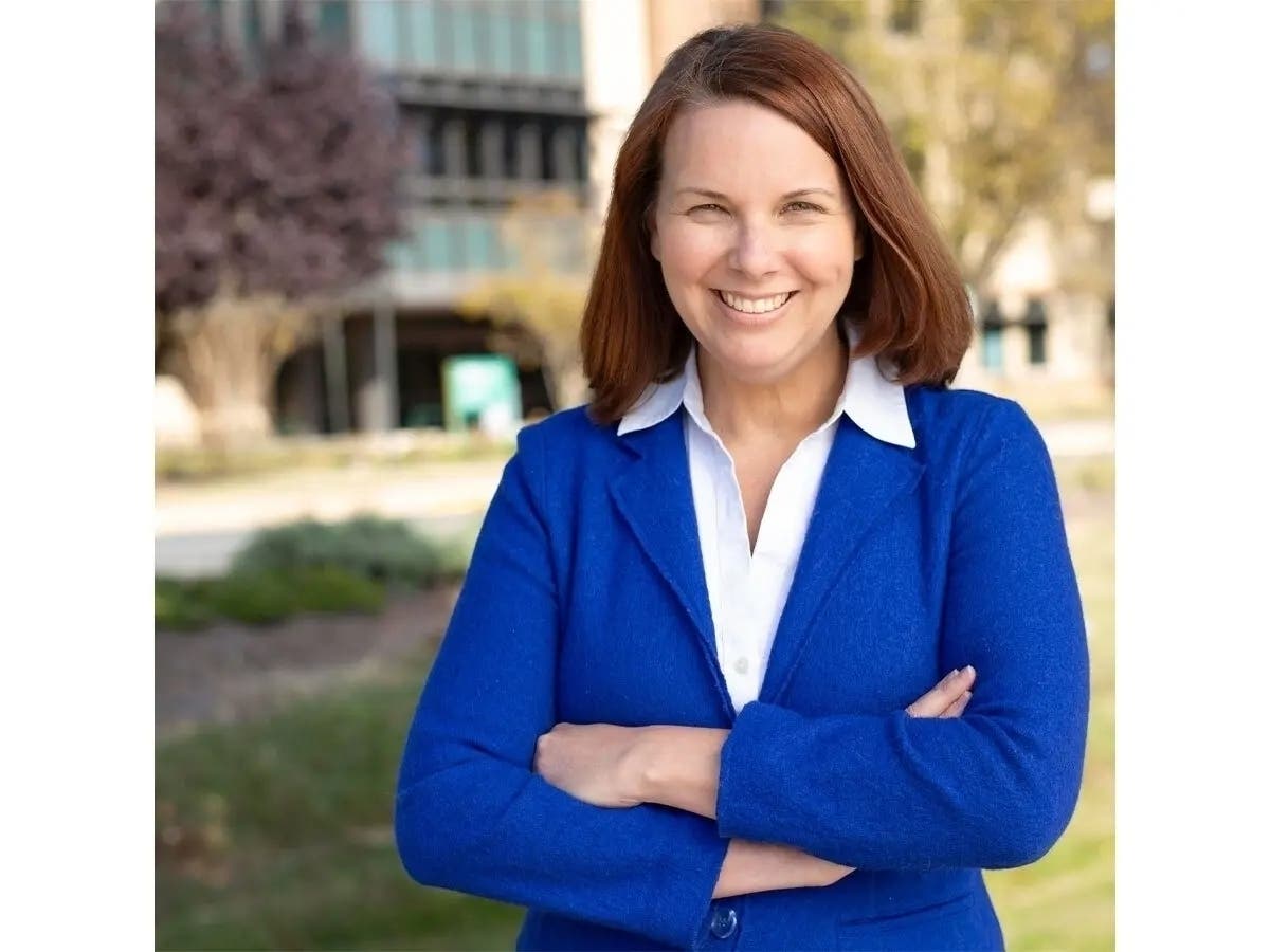 Alexa Krezel is one of two school board candidates seeking the Democratic Party's endorsement in the Jan. 10 firehouse primary.