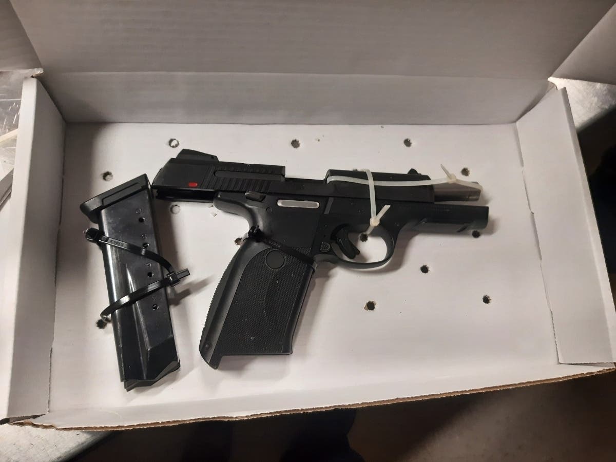 On Sunday, 21-year-old man was arrested and charged with obstruction of justice, three counts of assault and battery on law enforcement, and two counts of carrying a concealed weapon. Additional drug and weapon charges are pending test results.