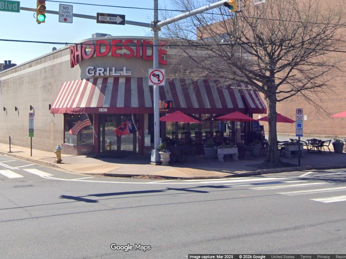 Alice and Whitney Wilson opened Rhodeside Grill as a "cozy neighborhood hangout" at 1836 Wilson Blvd in Rossyln.