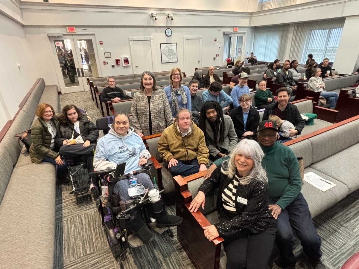 SPARC leaders and participants presented before the Arlington County Board about the importance of supporting SPARC’s state budget request.