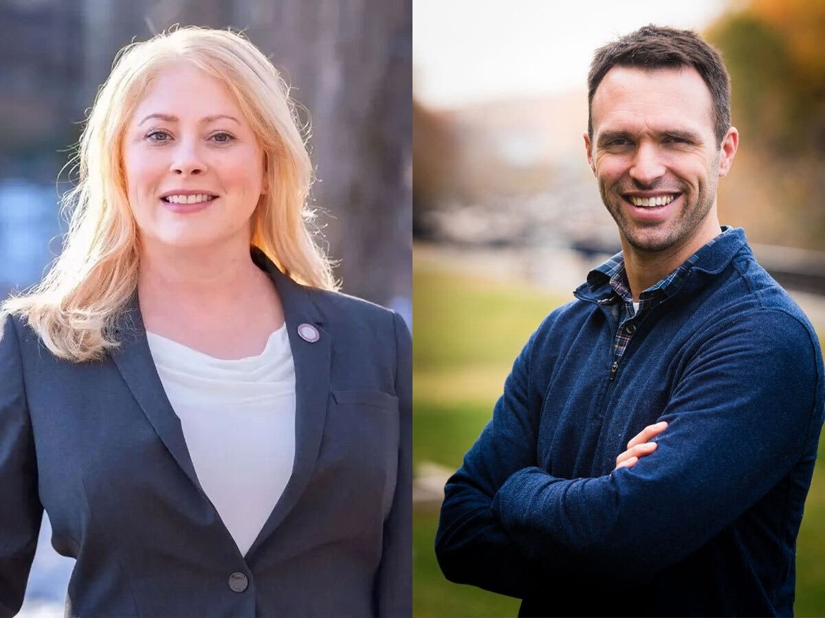 From left, Saundra Davis and Tom Dannan are on Tuesday's special election ballot running for the open Braddock District seat on the Fairfax County School Board.