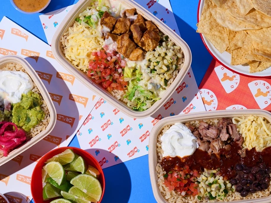 Pop Salad and El Diez Mexican Bowls to bring full-sized salads with sauces and rice bowls to Wonder in Reston.