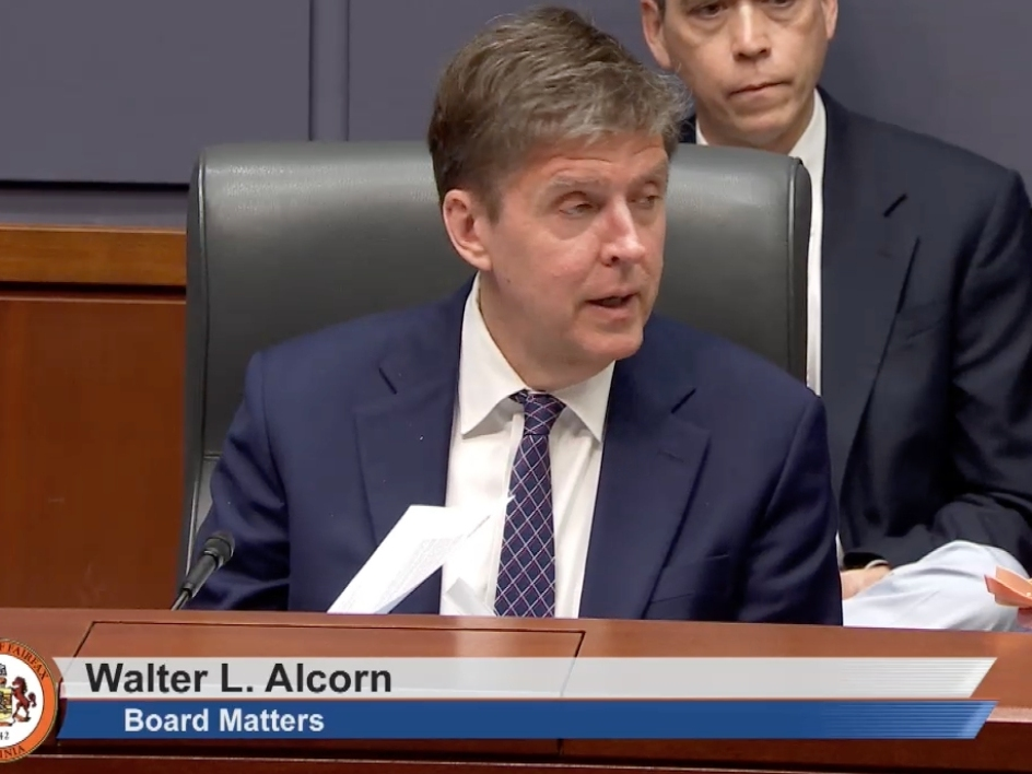 Supervisor Walter Alcorn (D-Hunter Mill) introduced a measure, which was adopted by the Fairfax County Board of Supervisors on Tuesday, to expand the Reston East study area to 35 parcels, weighing residential futures for office and industrial sites.