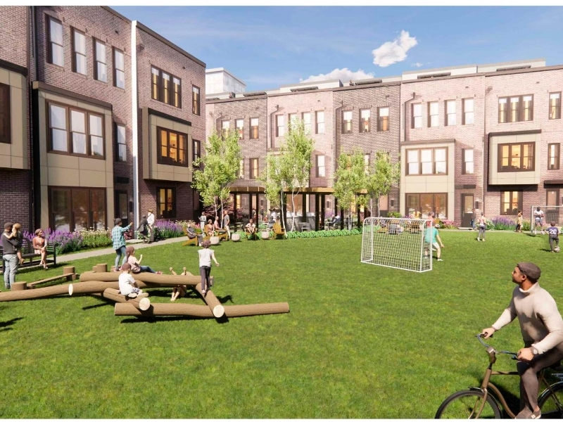 BE Tysons LLC is seeking to rezone the property at 1593 and 1595 Spring Hill Road from a medium-intensity industrial district to the Planned Tysons Corner Urban District.