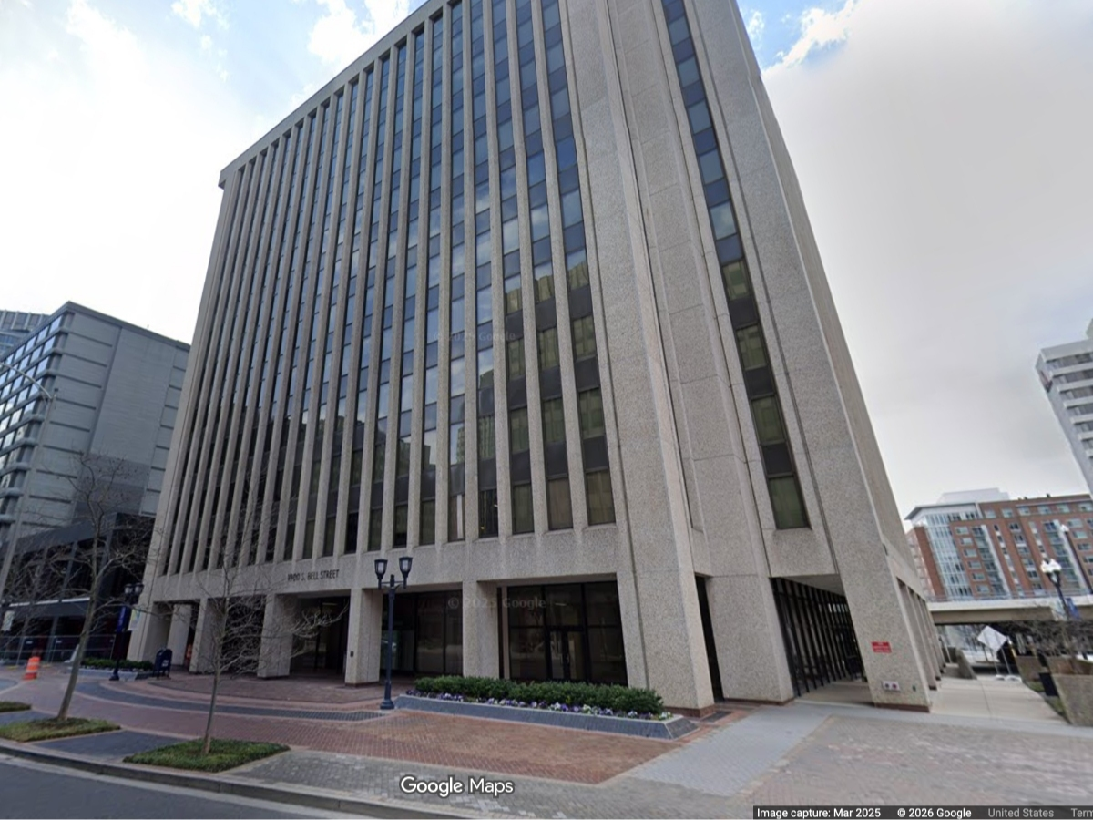 During a May 4 public hearing, the Arlington County Planning Commission will be considering a proposal by JBG SMITH to convert two vacant office buildings at 1800 and 1901 South Bell St. into residential units.