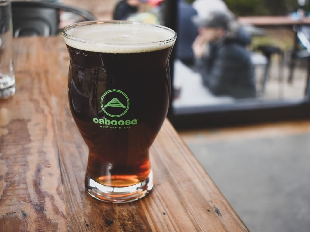 The Boxcar Brown Ale from Caboose Brewing Co. won gold in thec category.