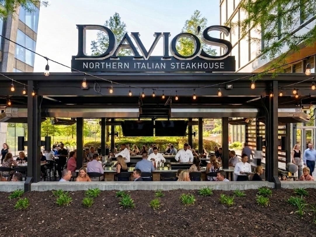 The Reston Row restaurant said the new outdoor bar and dining area is scheduled to open across from JW Marriott Reston Station.