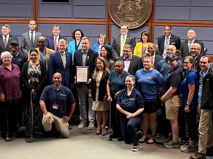 At a recent meeting, the Fairfax County Board of Supervisors recognized the Reston Community Center and the Fairfax County Park Authority for their roles in providing aquatic education and accident prevention.