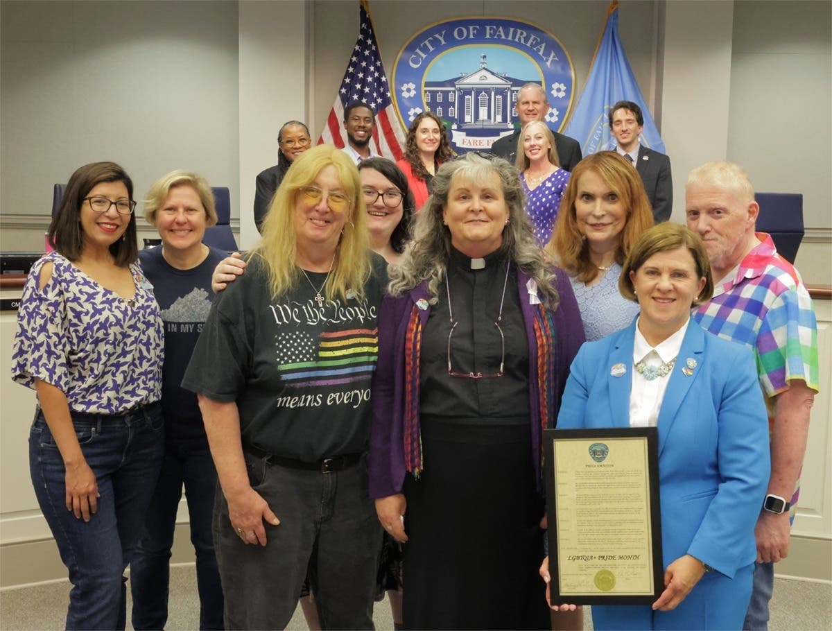Mayor Catherine Read proclaimed June as LGBTQIA+ Pride Month in Fairfax City during last Tuesday's City Council meeting.