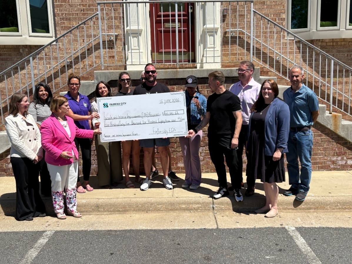 Fairfax City Honors Businesses Receiving Façade And Interior Improvement Grants