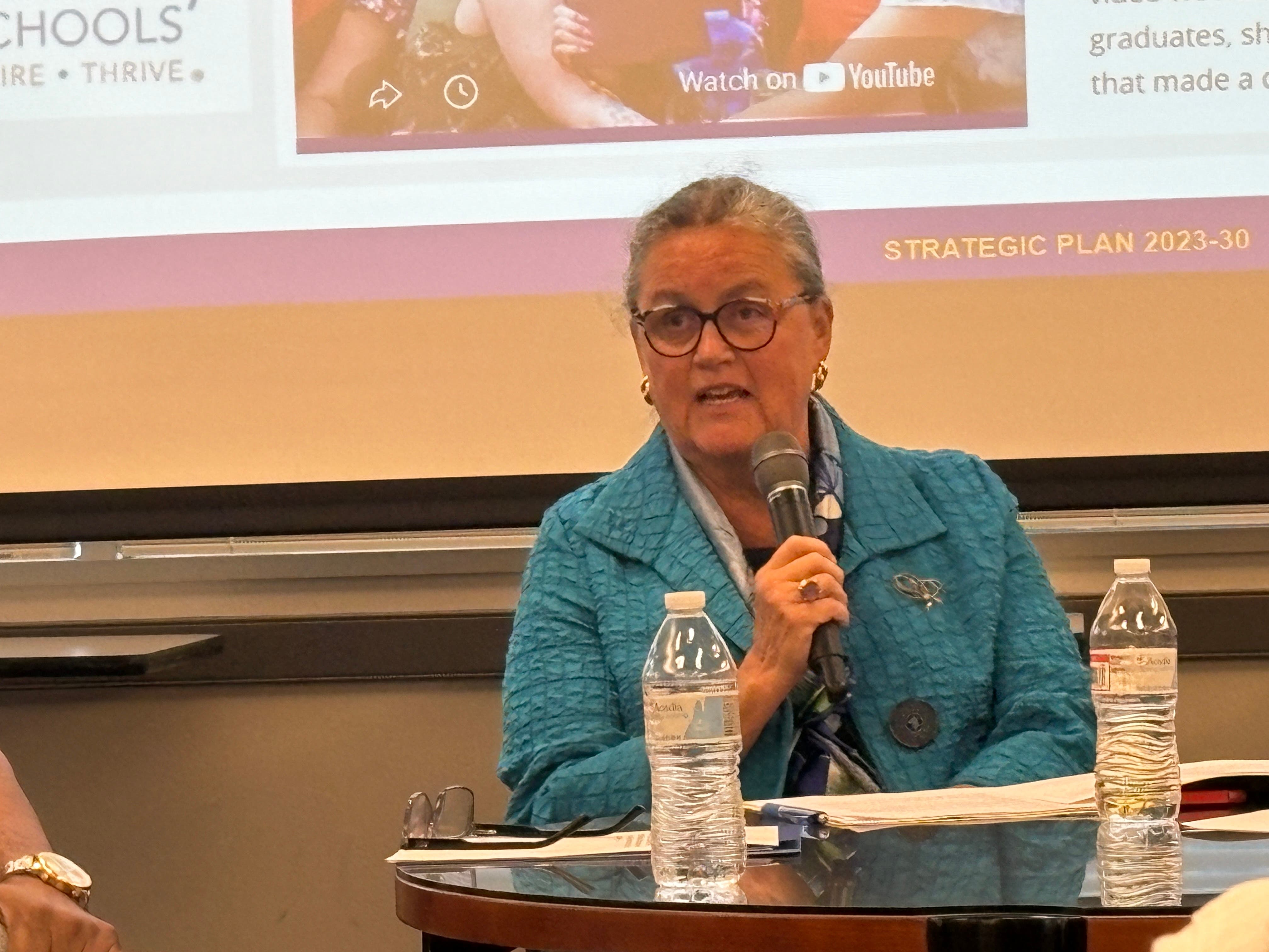 “We obviously need to do better,” FCPS Superintendent Michelle Reid said near the end of the forum, adding that her commitment was that the school system would improve. (Michael O'Connell/Patch)