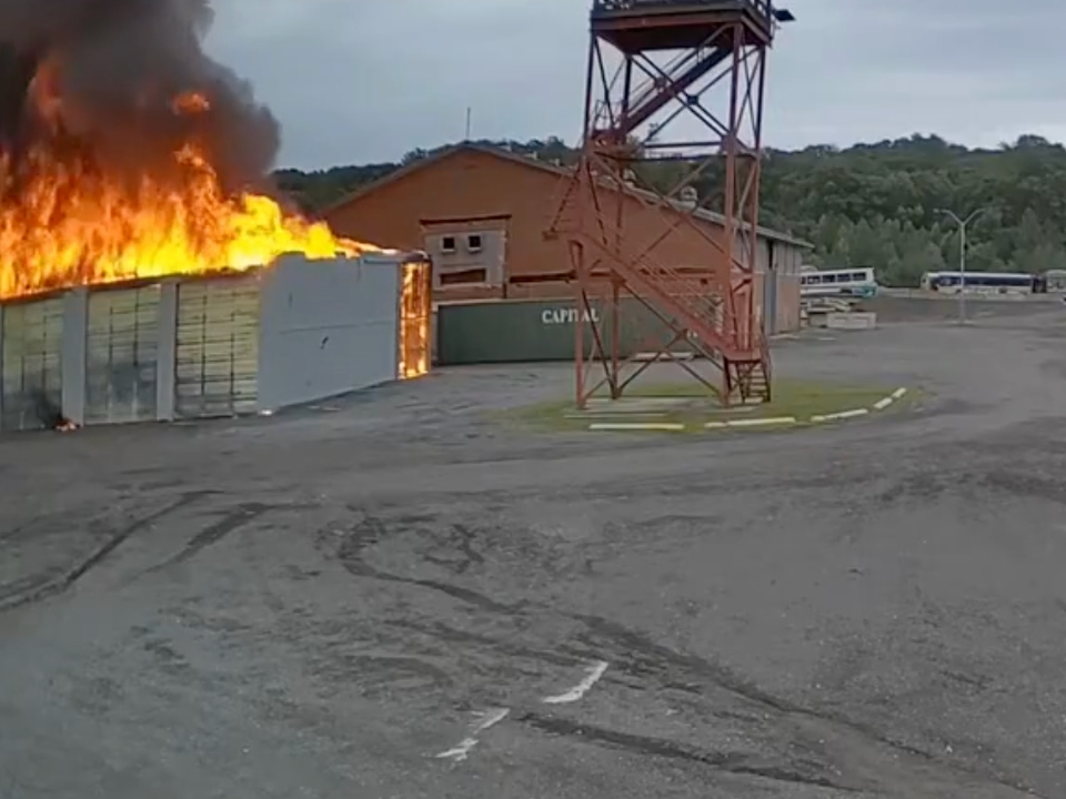 Fairfax police seek help identifying people seen before a fire damaged the county's USAR training facility in Lorton.