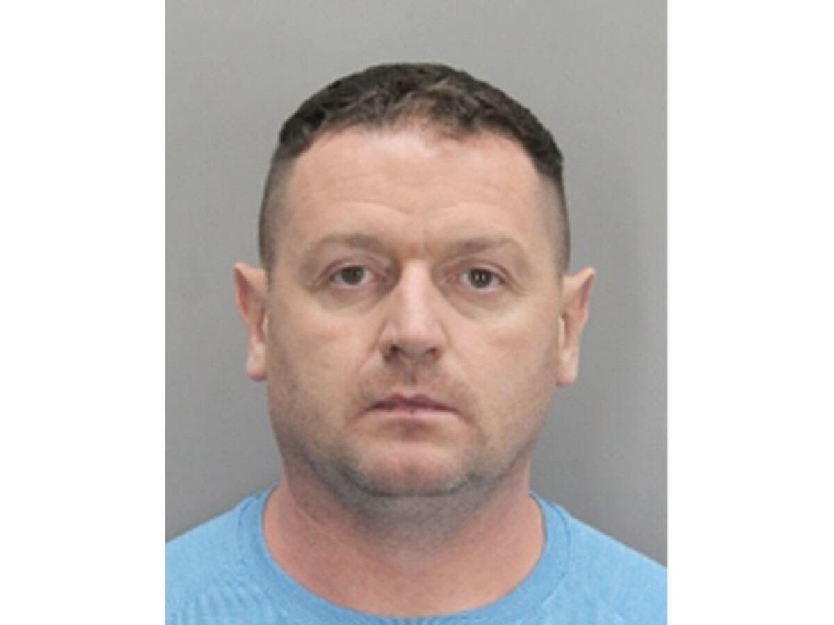 Fairfax County police said Enda Browne, 43, of Herndon, was arrested June 26 after the U.S. Marshals Service took him into custody at Washington Dulles International Airport.