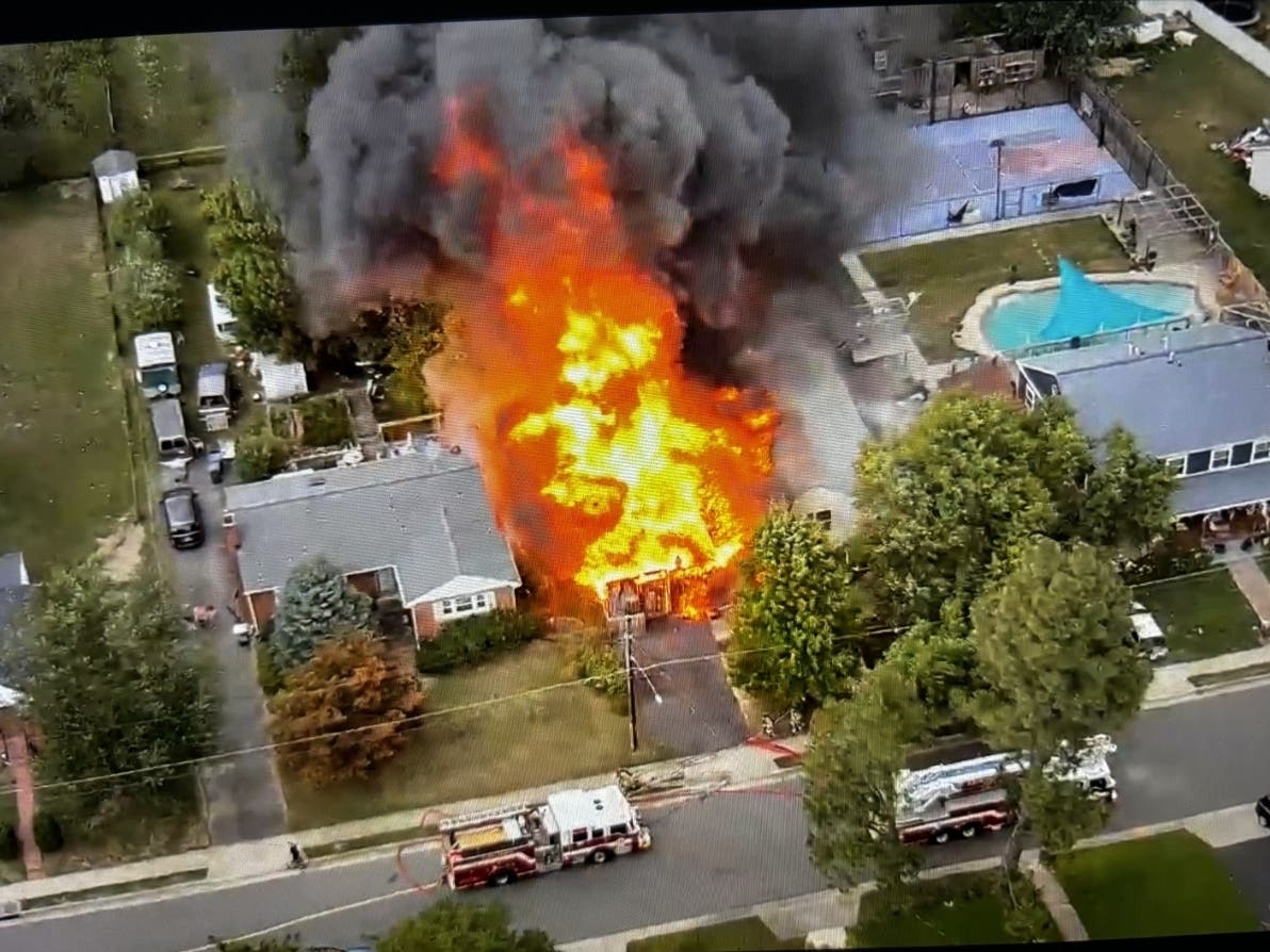 A two-alarm house fire on Schooley Drive in the Groveton area was brought under control Saturday evening. No injuries were reported.