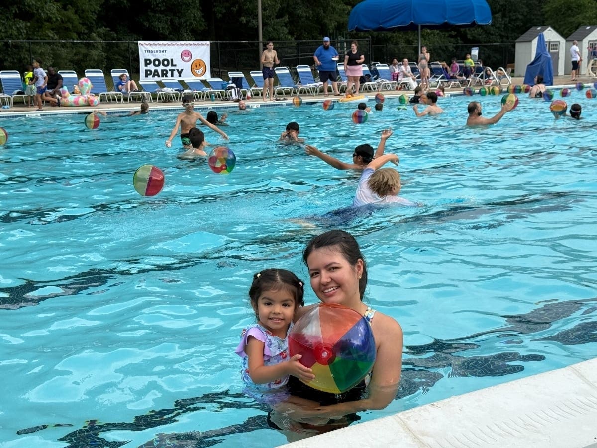 Hundreds of former patients and their families gathered for Tisseront Orthodontics' 22nd Annual Patient Pool Party on July 10 at Lake Newport Pool in Reston.