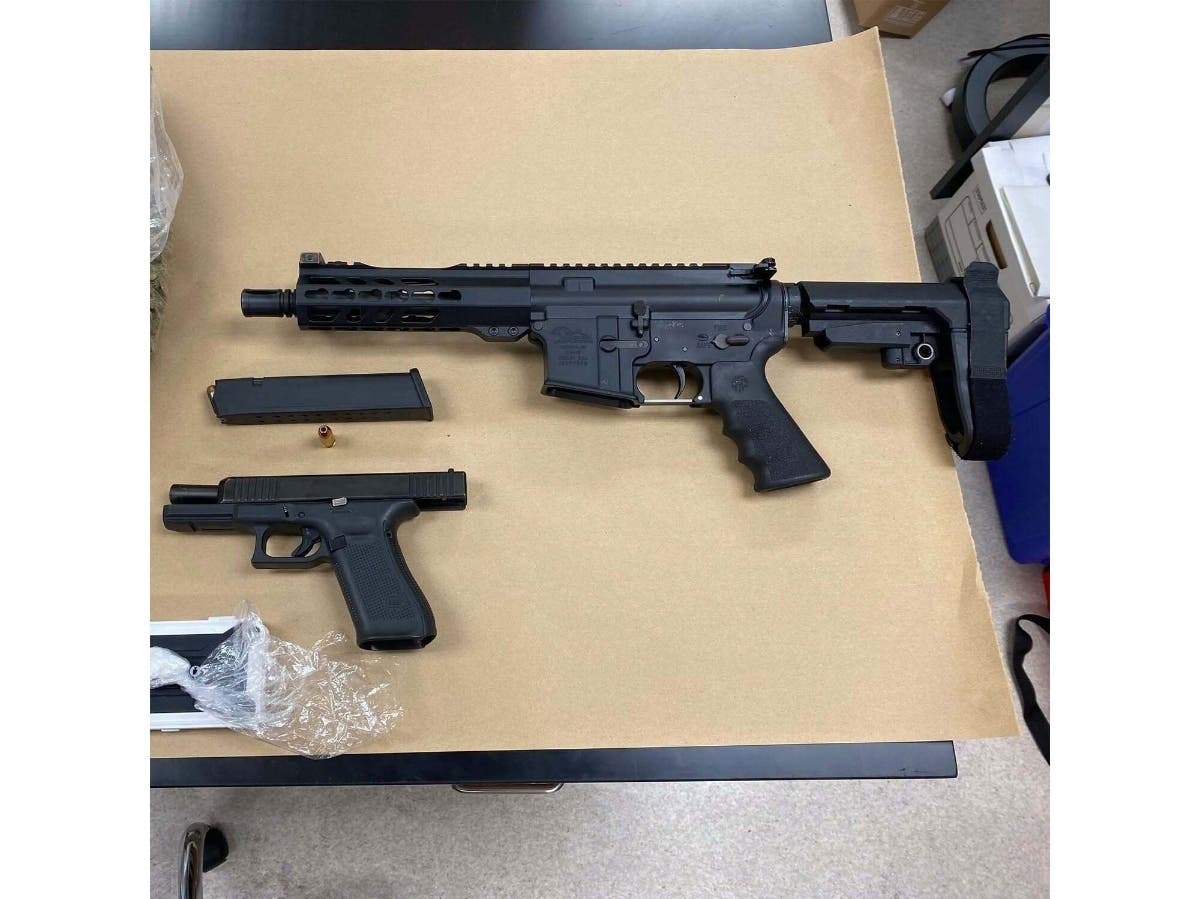 Fredericksburg police arrested a city man on six felony drug and firearm charges after a July 8 narcotics investigation.